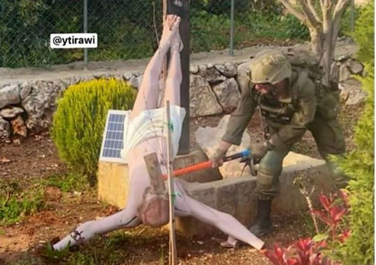 Soldado israelí derriba estatua de Jesús en Líbano y desata indignación internacional
