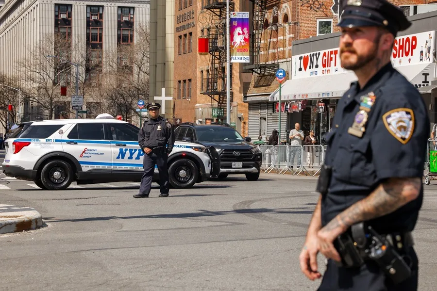 Agentes del Departamento de Policía de Nueva York.