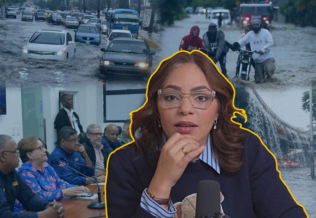 Dannira Caminero lamenta que el Gobierno PRM destine tanto dinero y el país siga atrasado por lluvias.