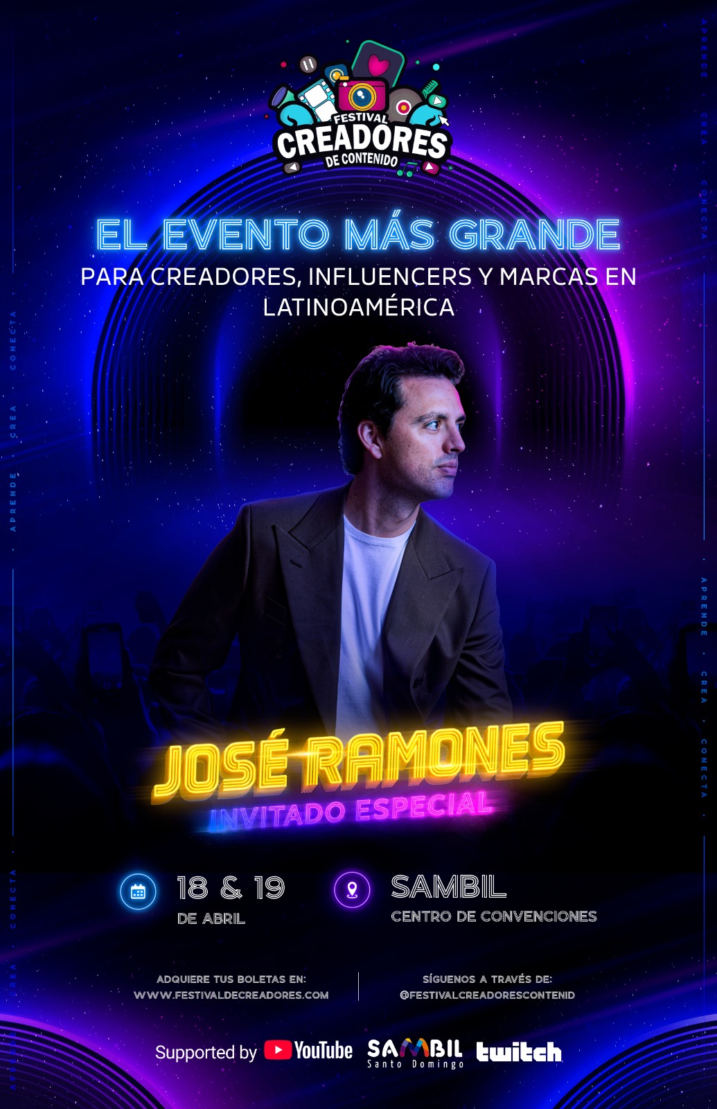 Festival José Ramones y YouTube.