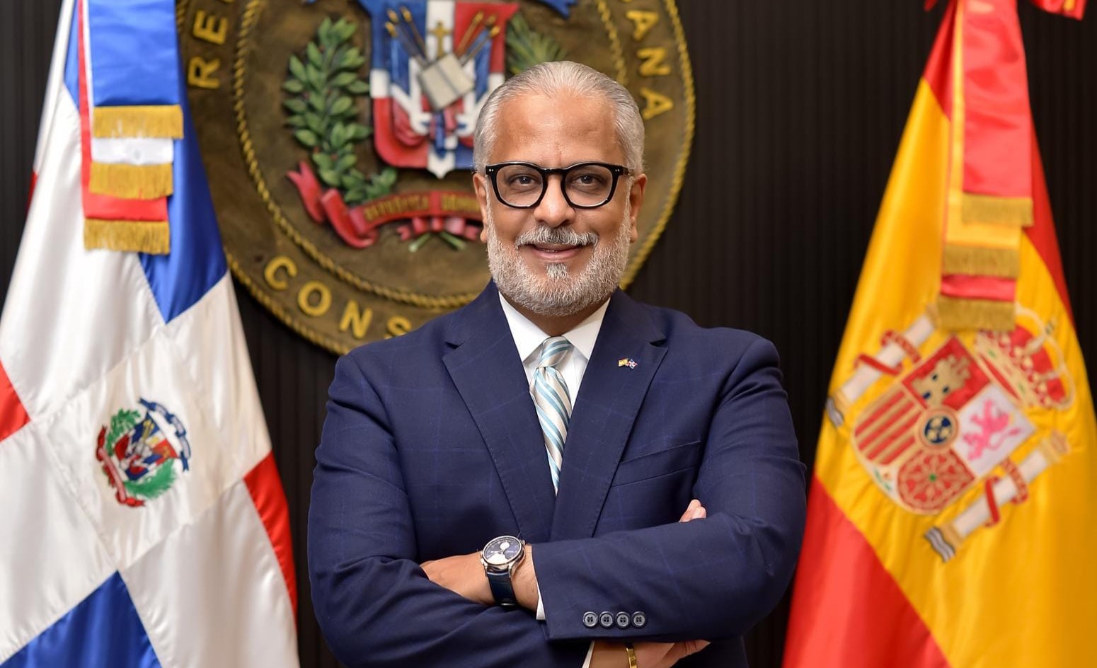 José Marte Piantini, cónsul dominicano en Madrid.
