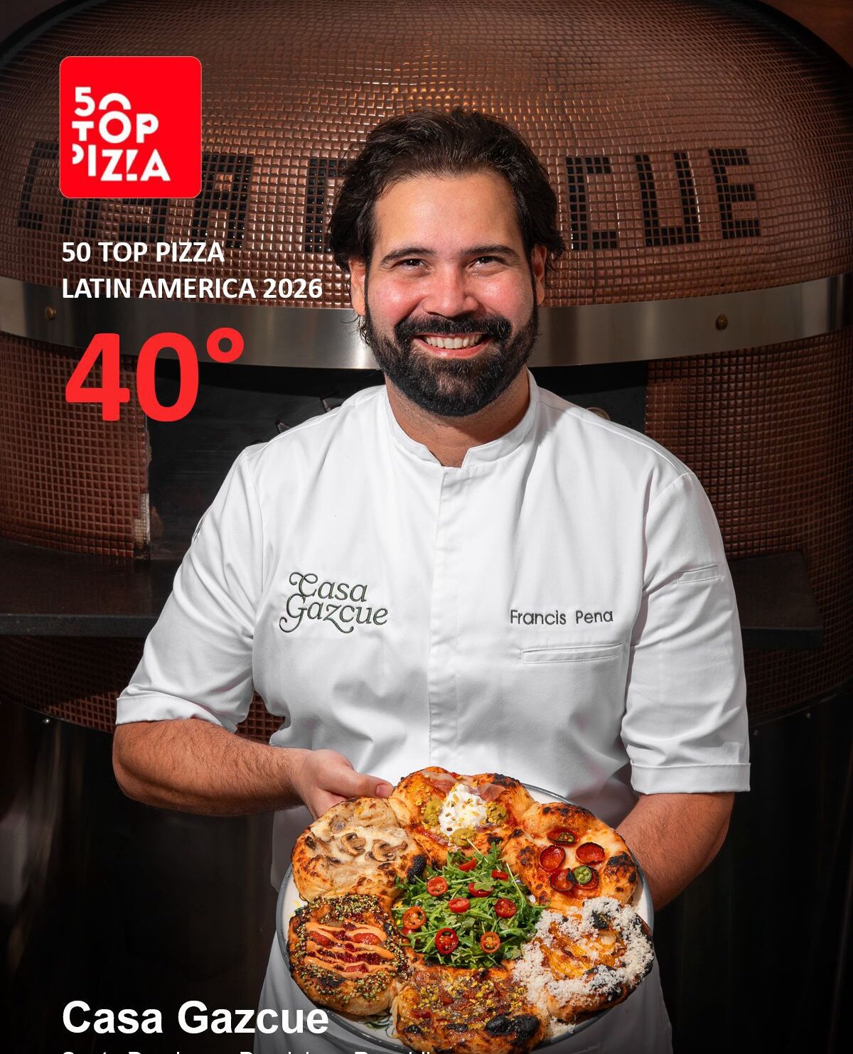 Casa Gazcue hace historia en 50 Top Pizza Latinoamérica en menos de un año de su apertura