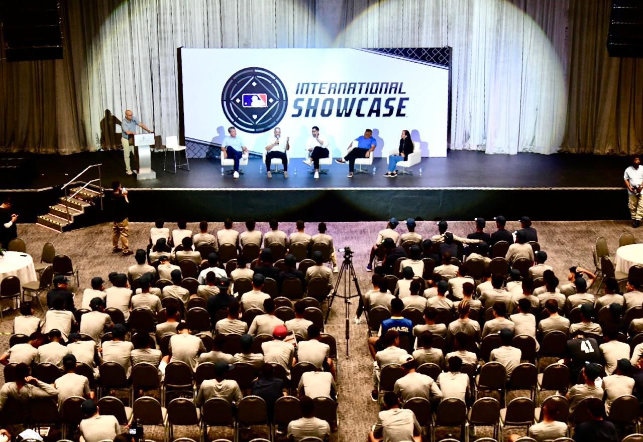 la oficina del comisionado de Grandes Ligas dio inicio al “MLB International Showcase 2026”, un espacio diseñado para que jugadores de distintos países exhiban su talento