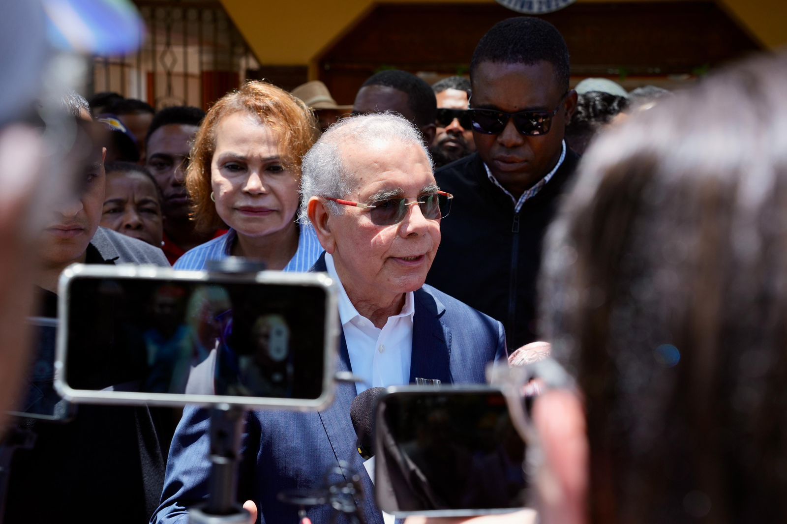 Expresidente de la República y presidente del Partido de la Liberación Dominicana, Danilo Medina,