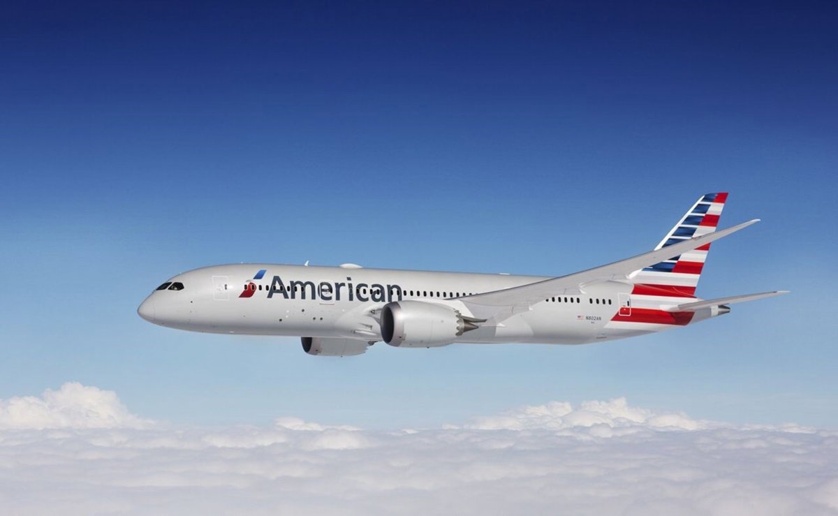 Avión de la aerolínea American Airlines.