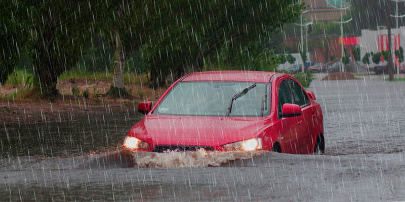 Lluvias en Santo Domingo.
