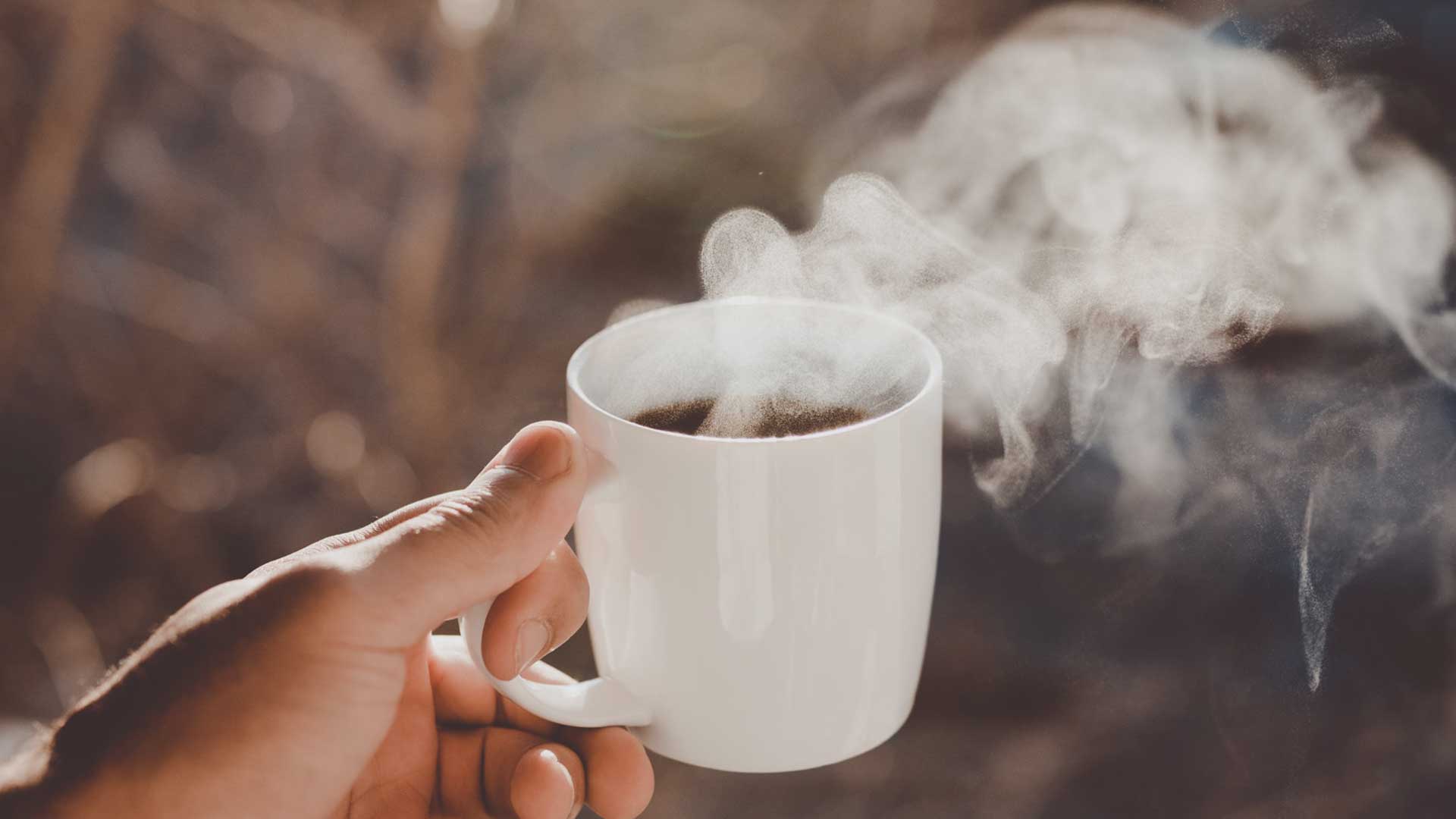 Café caliente / Fuente externa