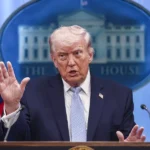 El presidente de Estados Unidos, Donald Trump