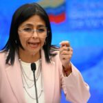 Delcy Rodríguez, presidenta encargada de Venezuela.