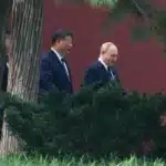 El presidente ruso, Vladímir Putin, y el presidente chino, Xi Jinping, en una imagen de archivo. EFE/EPA/ALEXANDER KAZAKOV/SPUTNIK/KREMLIN.