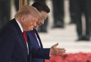 Xi Jinping y su homólogo Donald Trump.