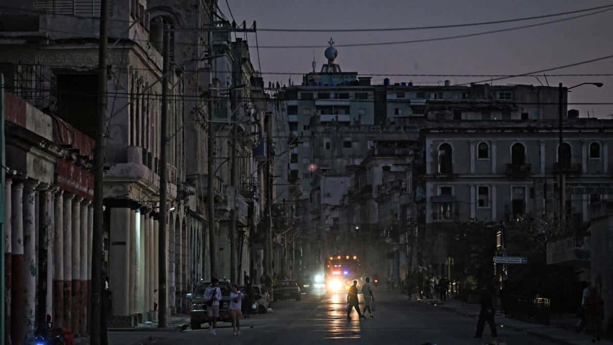 ¡Apagón masivo! Cuba enfrenta este lunes el mayor corte eléctrico; dos tercios del país quedarán a oscuras