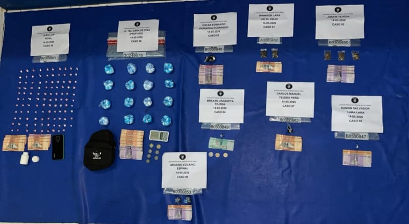 DNCD y MP realizan 55 allanamientos y arrestan a 974 personas