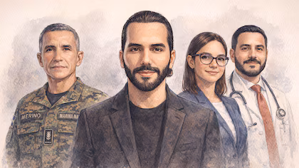 El gobierno de Nayib Bukele está valorado con impacto en estos ministerios relevantes en la sociedad. (Infobae).