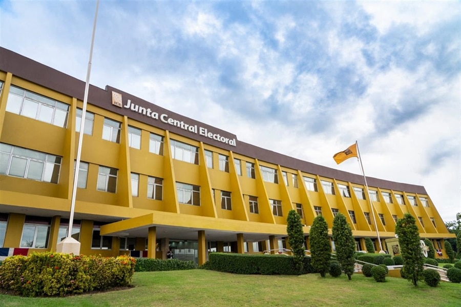 Junta Central Electoral, fachada (Foto fuente externa).