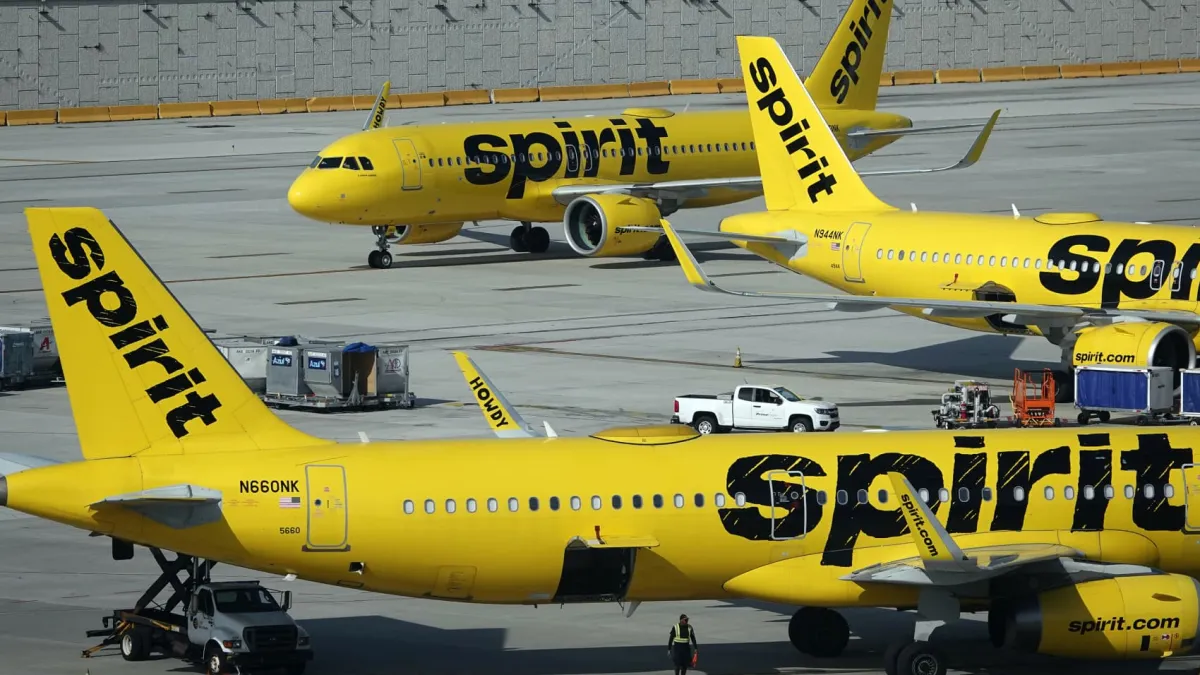 Aviones de Spirit Airlines (Foto fuente externa).