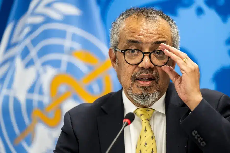Director general de la Organización Mundial de la Salud (OMS), Tedros Adhanom Ghebreyesus