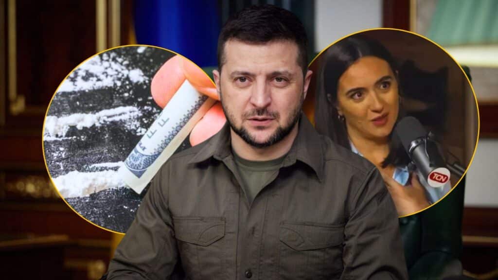 Denuncian supuestas adicciones de Zelenski.