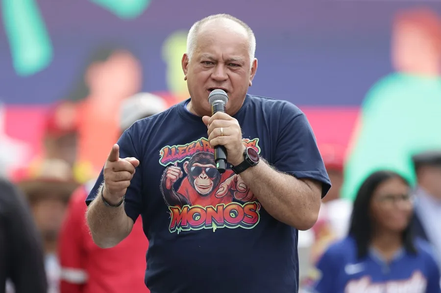 Ministro de Interior y Justicia, Diosdado Cabello, en Caracas (Venezuela).