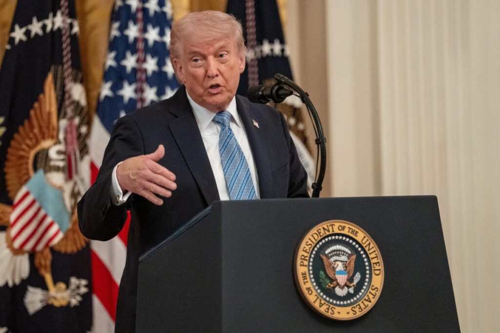 El presidente de Estados Unidos, Donald Trump