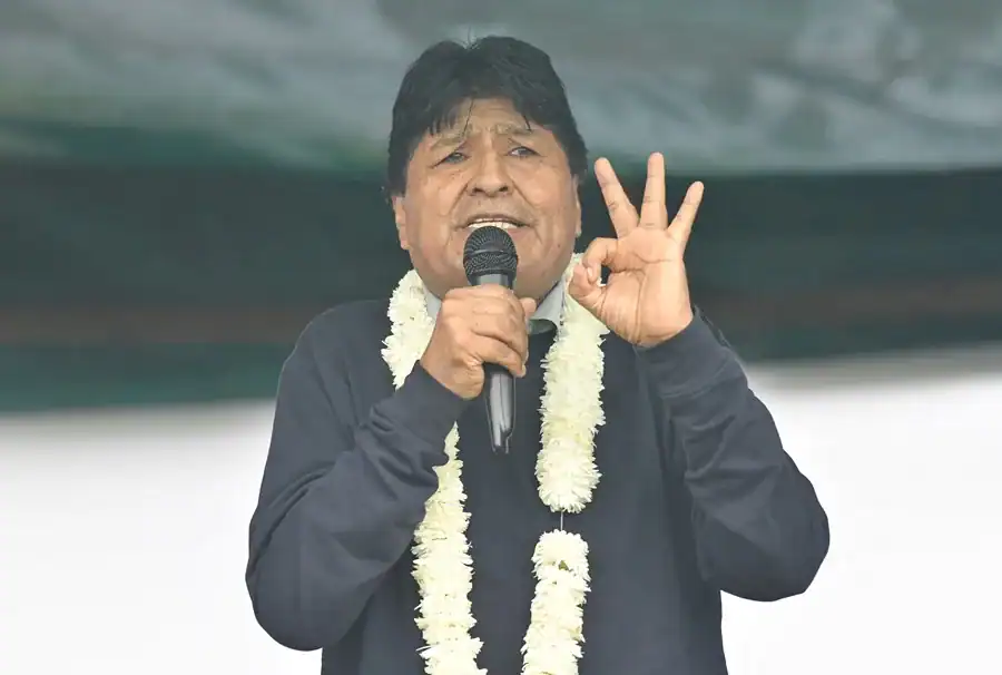 El expresidente de Bolivia Evo Morales en una fotografía de archivo. EFE/ Jorge Abrego.