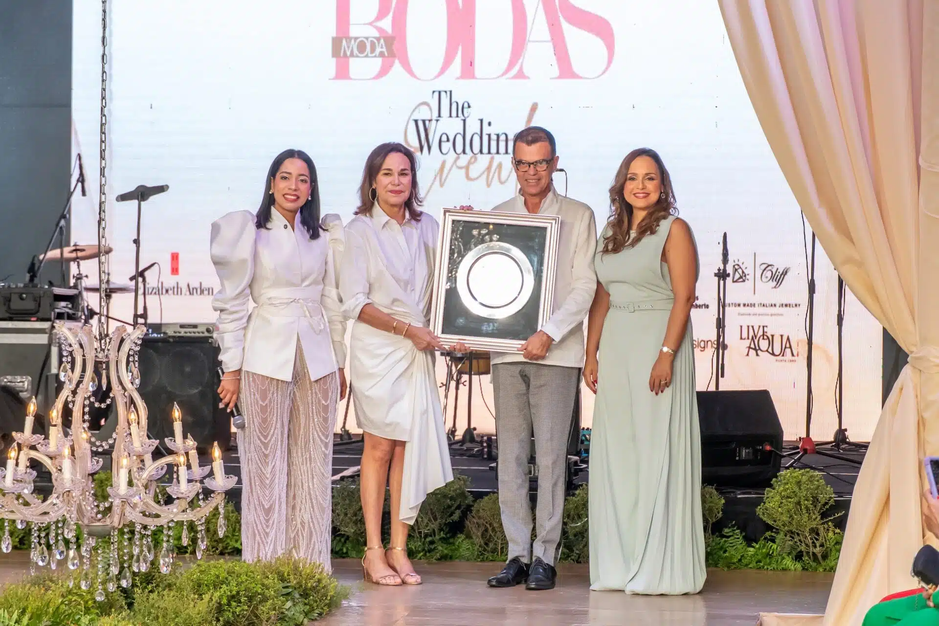 Patricia Acosta, Rosanna Rivera, Sócrates McKinney y Patricia Hernández