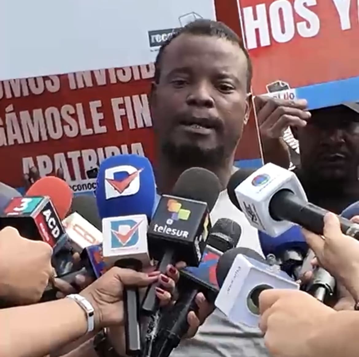 Franklin Dinor, coordinador nacional del Movimiento Reconocido.