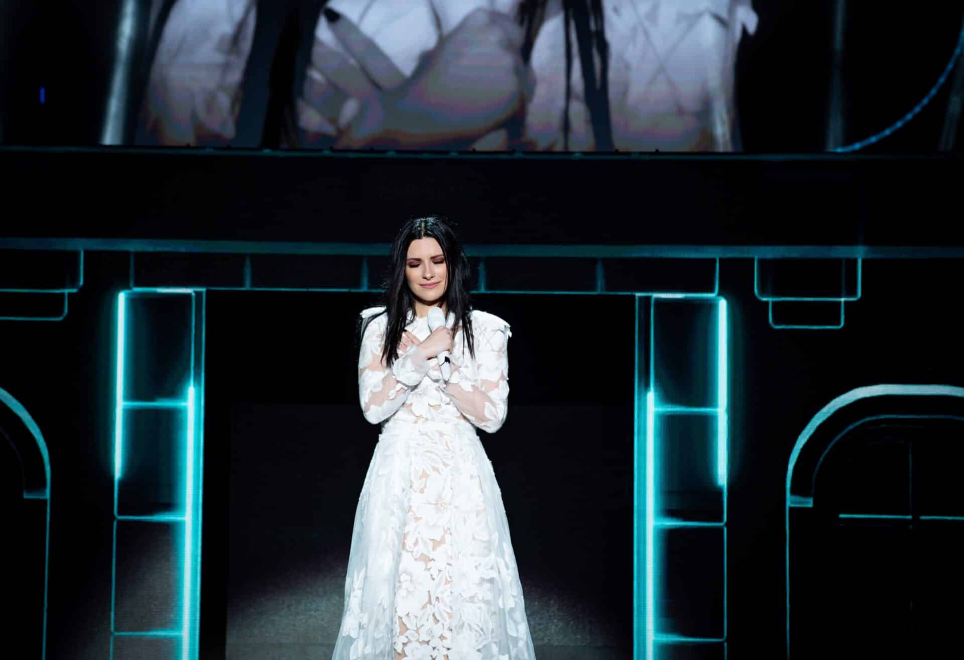 Cantante italiana Laura Pausini en la Feria Ganadera