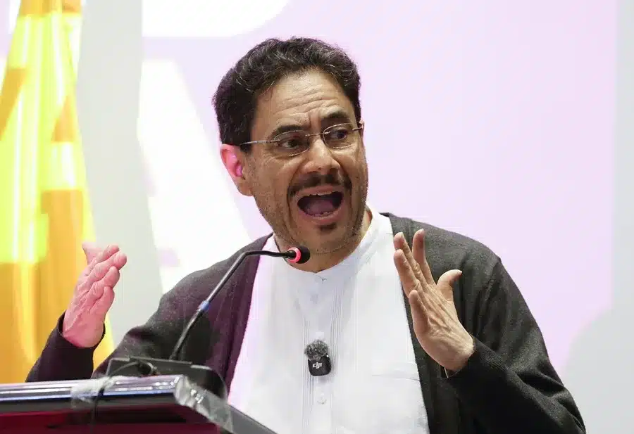 Fotografía de archivo que muestra al candidato a la Presidencia de Colombia por el partido Pacto Histórico, Iván Cepeda. EFE/ Mauricio Dueñas Castañeda.