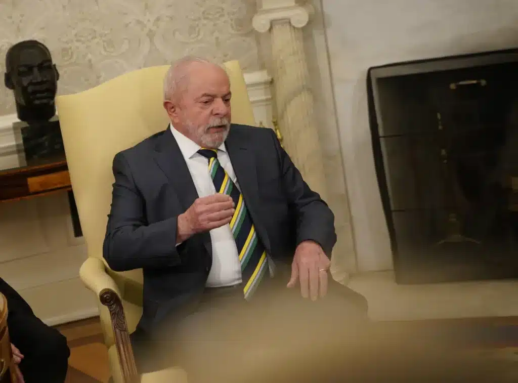 Fotografía de archivo del presidente de Brasil, Luiz Inácio Lula da Silva, en la Casa Blanca. EFE/Andrew Harrer/Pool.