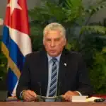 El presidente de Cuba, Miguel Díaz-Canel