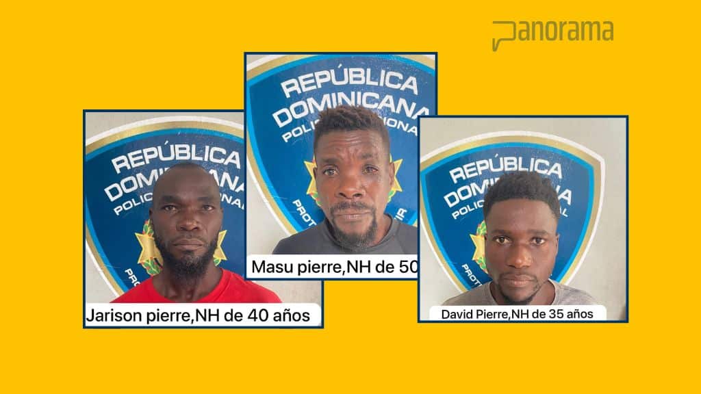 Autoridades detienen a tres hombres vinculados a homicidio de agricultor en comunidad de Santiago de la Cruz