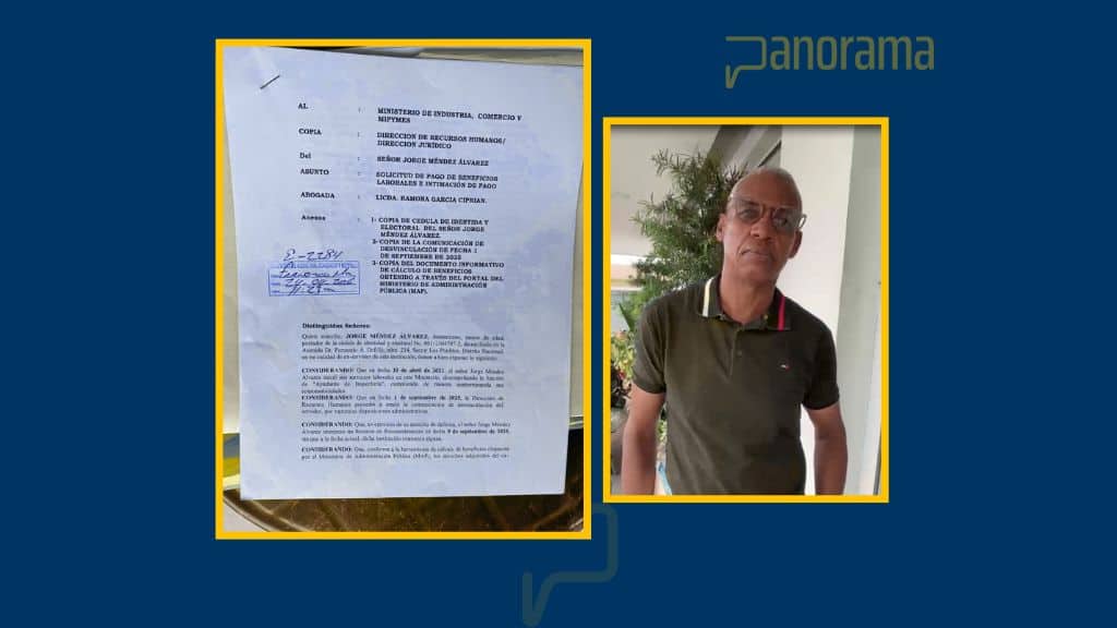 Un ciudadano identificado como Jorge Méndez Álvarez denunció dificultades para recibir el pago de sus prestaciones