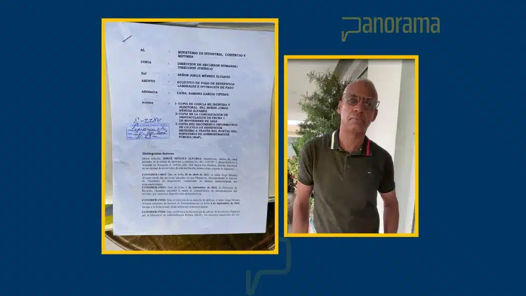 Un ciudadano identificado como Jorge Méndez Álvarez denunció dificultades para recibir el pago de sus prestaciones