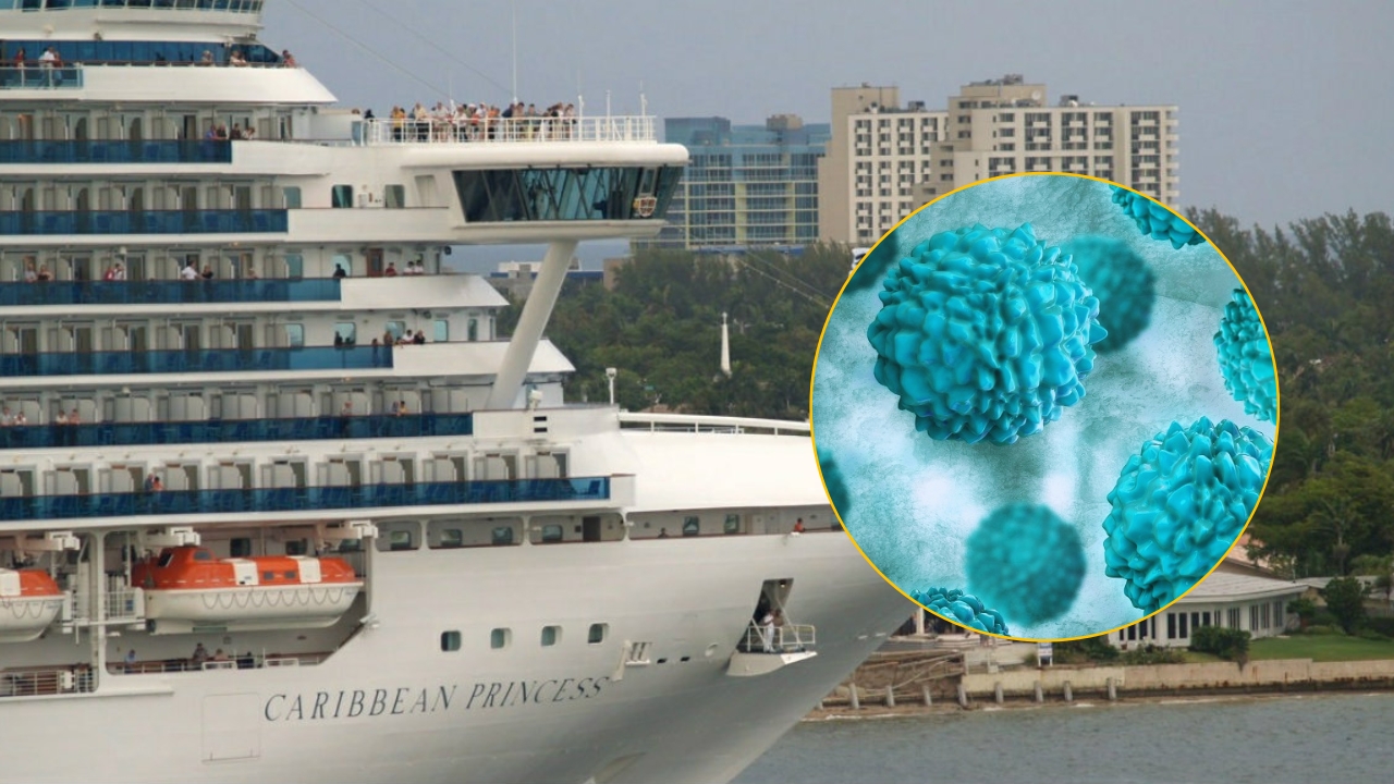 Brote de norovirus en crucero de Caribbean Princess.