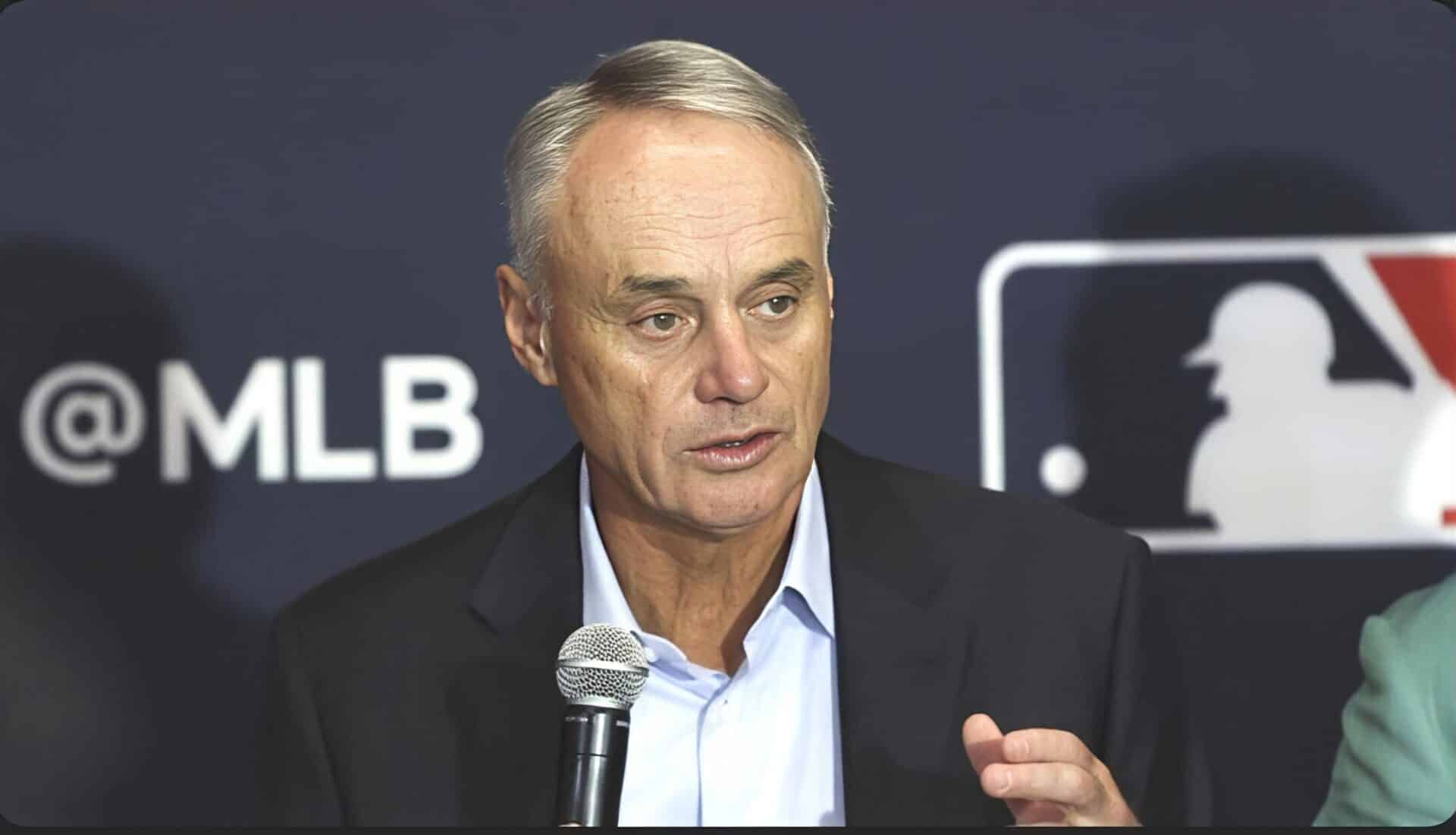 Rob Manfred, comisionado de las Grandes Ligas.