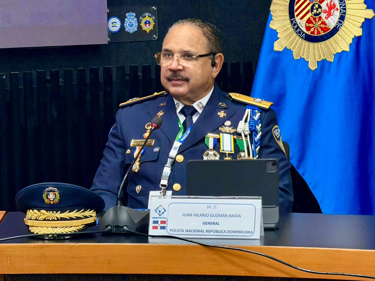 Rector del Instituto Policial de Educación Superior (IPES), general Juan Hilario Guzmán Badía.