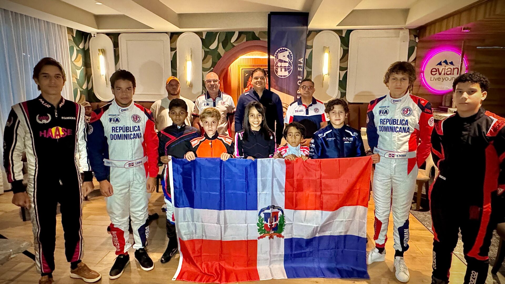 La Republica Dominicana dirá presente en los eventos internacionales FIA Academy Trophy en Bélgica y España además del Latinoamericano de kartismo en Costa Rica, con la selección nacional de la Federación Dominicana de Automovilismo (FDA), en las categorías Mini, Junior, Senior y Master.