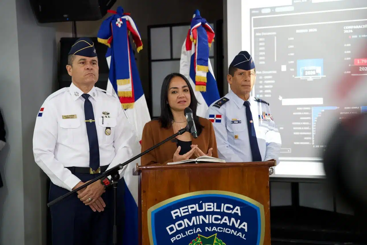La ministra de Interior y Policía, Faride Raful