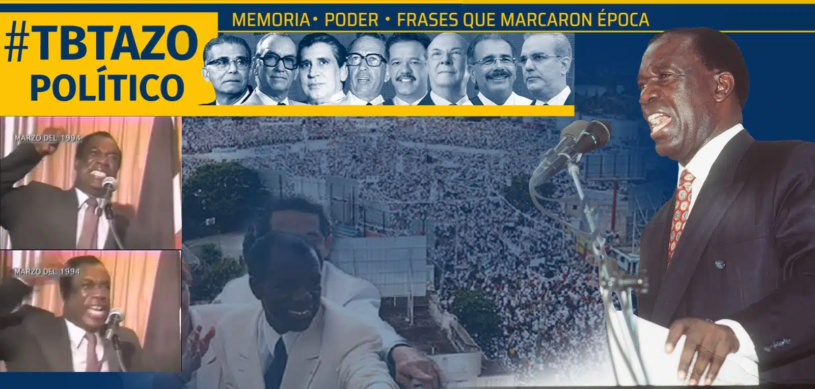 La oratoria de Peña Gómez en el XX, un antes y después. TBT POL.