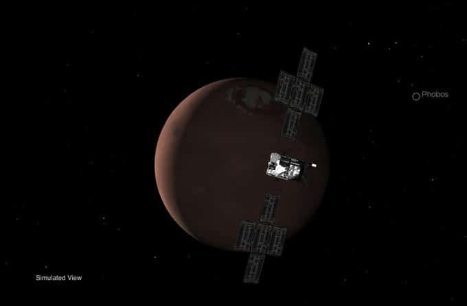 NASA impulsa sonda con gravedad de Marte