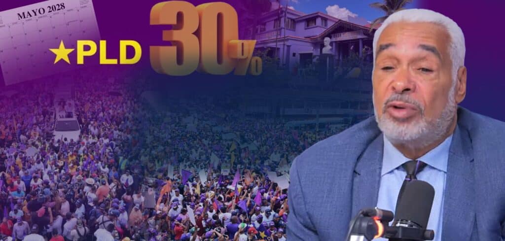 Radhames Camacho PLD 30%.