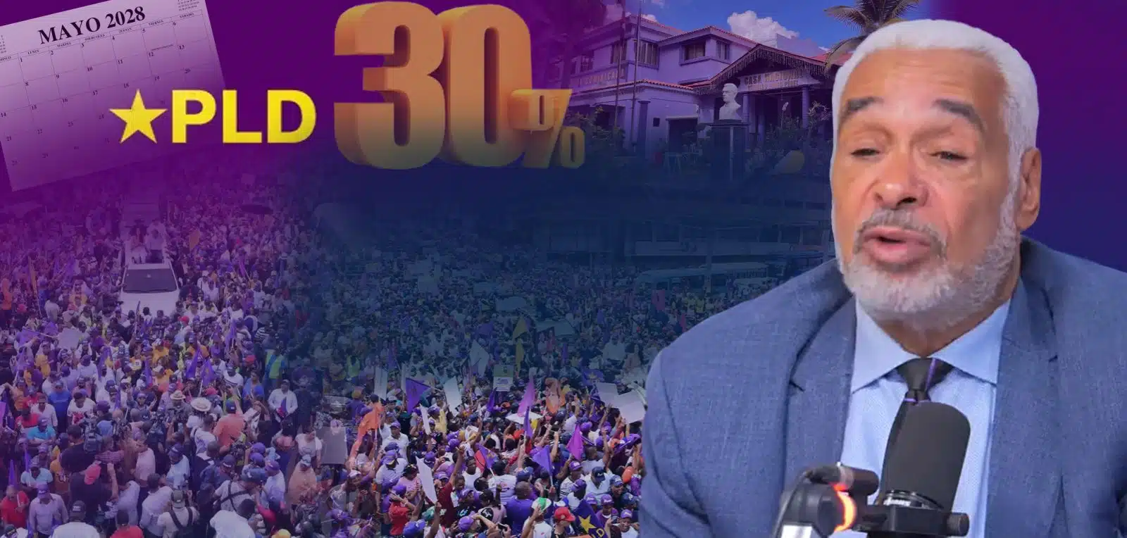 Radhames Camacho PLD 30%.