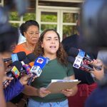 Estefany Encarnación, vocera de la Coalición por los Derechos y la Vida de las Mujeres.