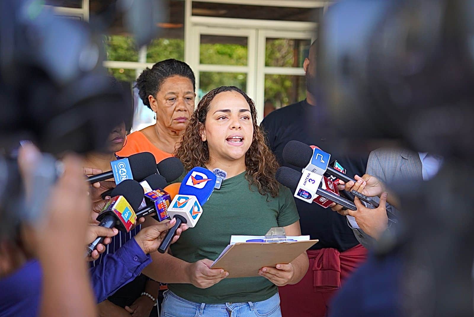 Estefany Encarnación, vocera de la Coalición por los Derechos y la Vida de las Mujeres.