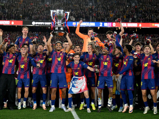El Barcelona venció al Real Madrid en el Clásico y selló su 29º título de liga