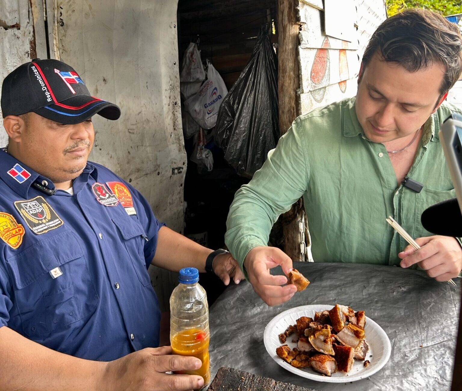 Chef Sensei y Calixto Serna en Villa Mella