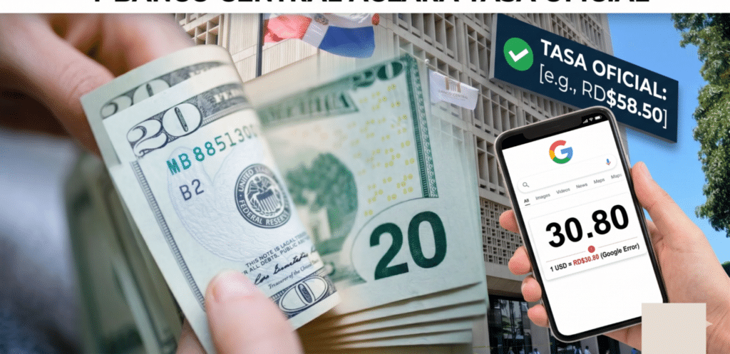 Banco Central aclara tasa oficial del dólar