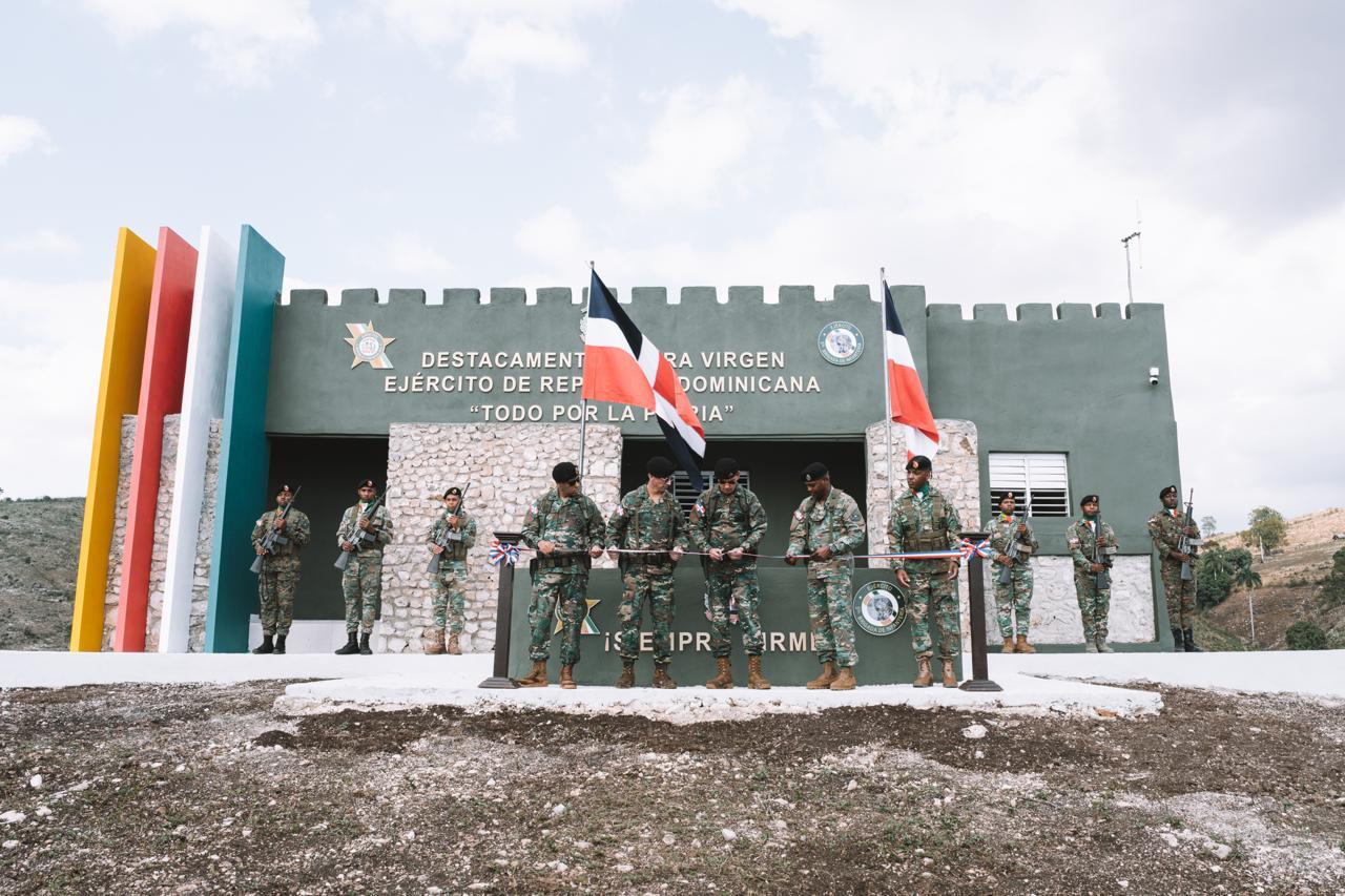 Inauguran nuevo destacamento en Tierra Virgen, Neiba.