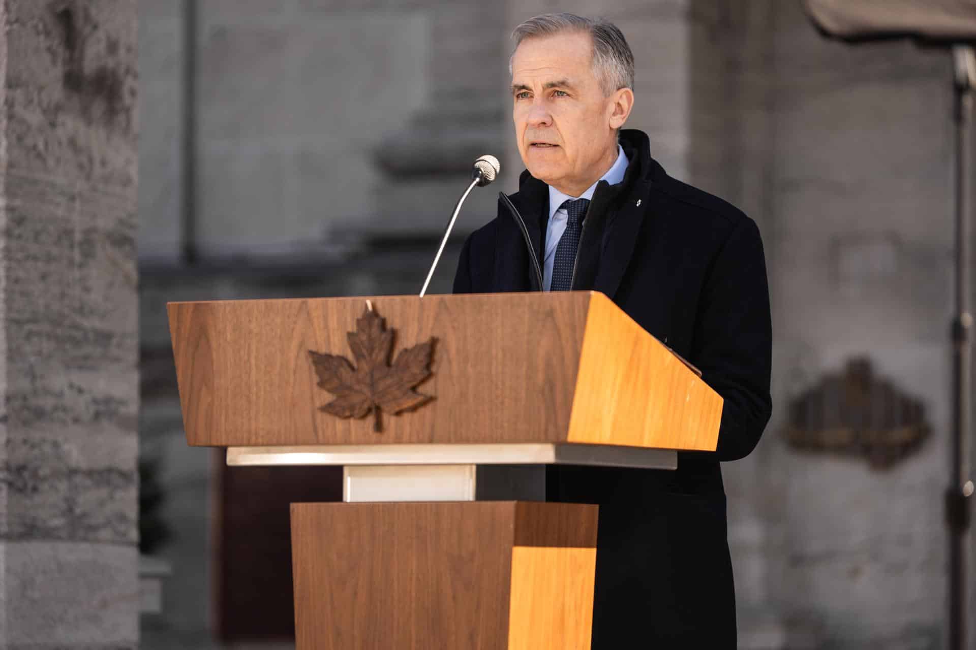 Primer ministro de Canadá, Mark Carney.